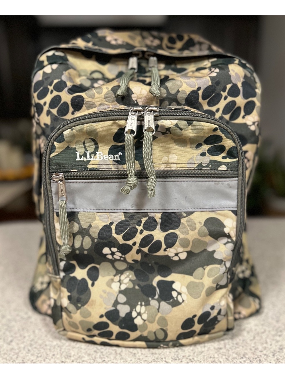 L.L.Bean Paw Print Camouflage
Unisex Backpack